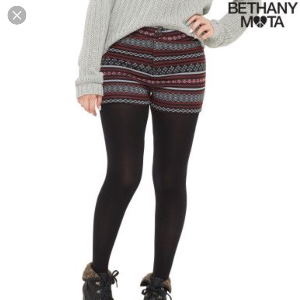 Bethany Mota Winter Shorts